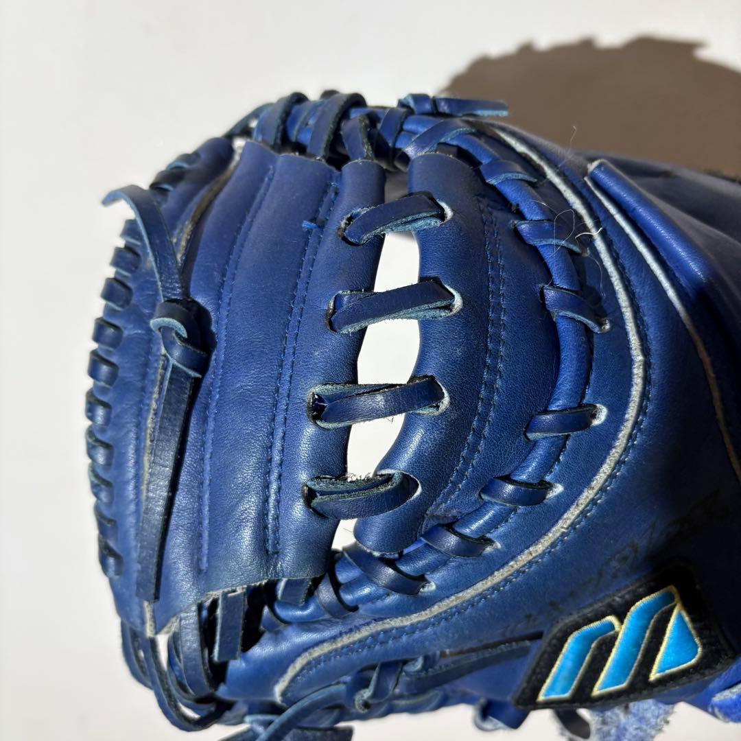 MIZUNO キャッチャーミット　左投　ブルー　軟式　ビューリーグ 一般