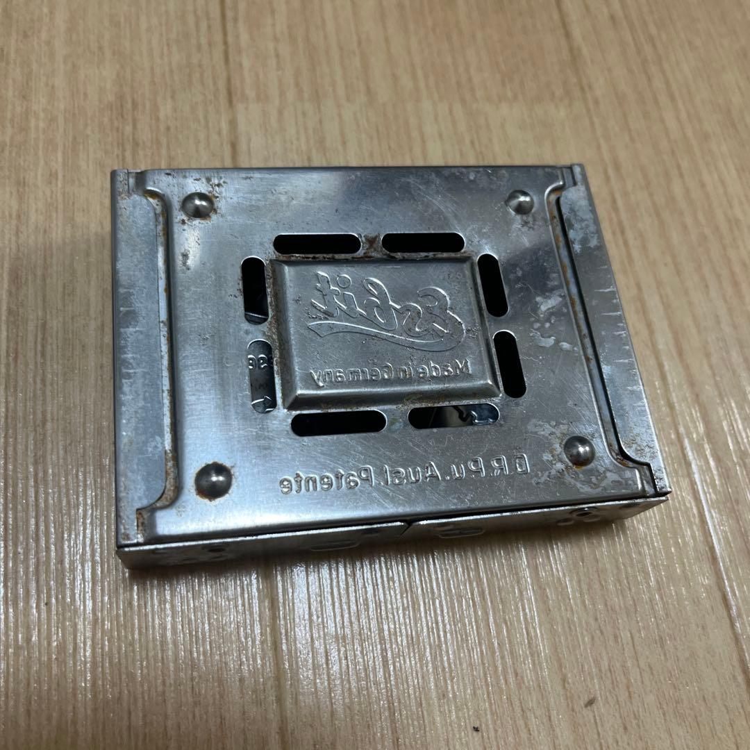 毛*ぼ様 希少タイプ別2個SET 1950年代ドイツ軍ポケットストーブ（筆記体）