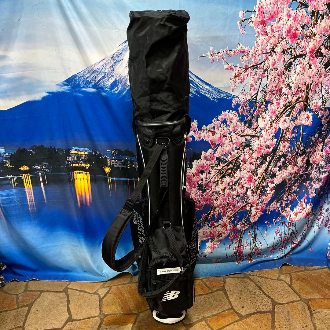 寶BV-1129 【美品】ニューバランス スタンド型 キャディバッグ ブラック