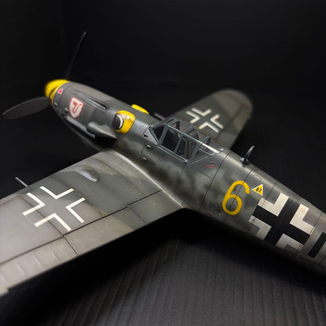 メッサーシュミットBf109G 1/48プラモデル完成作品