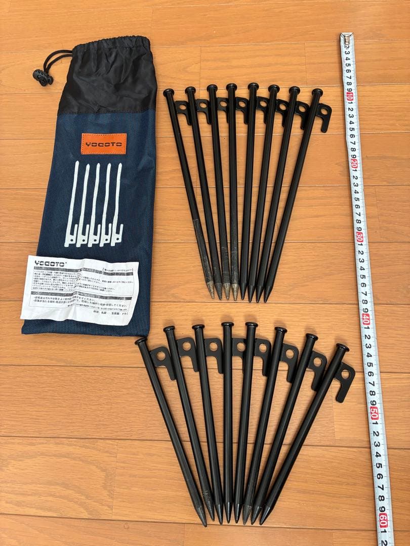 【即キャンプ可】DODヘキサタープ フルセット 強化ペグ付