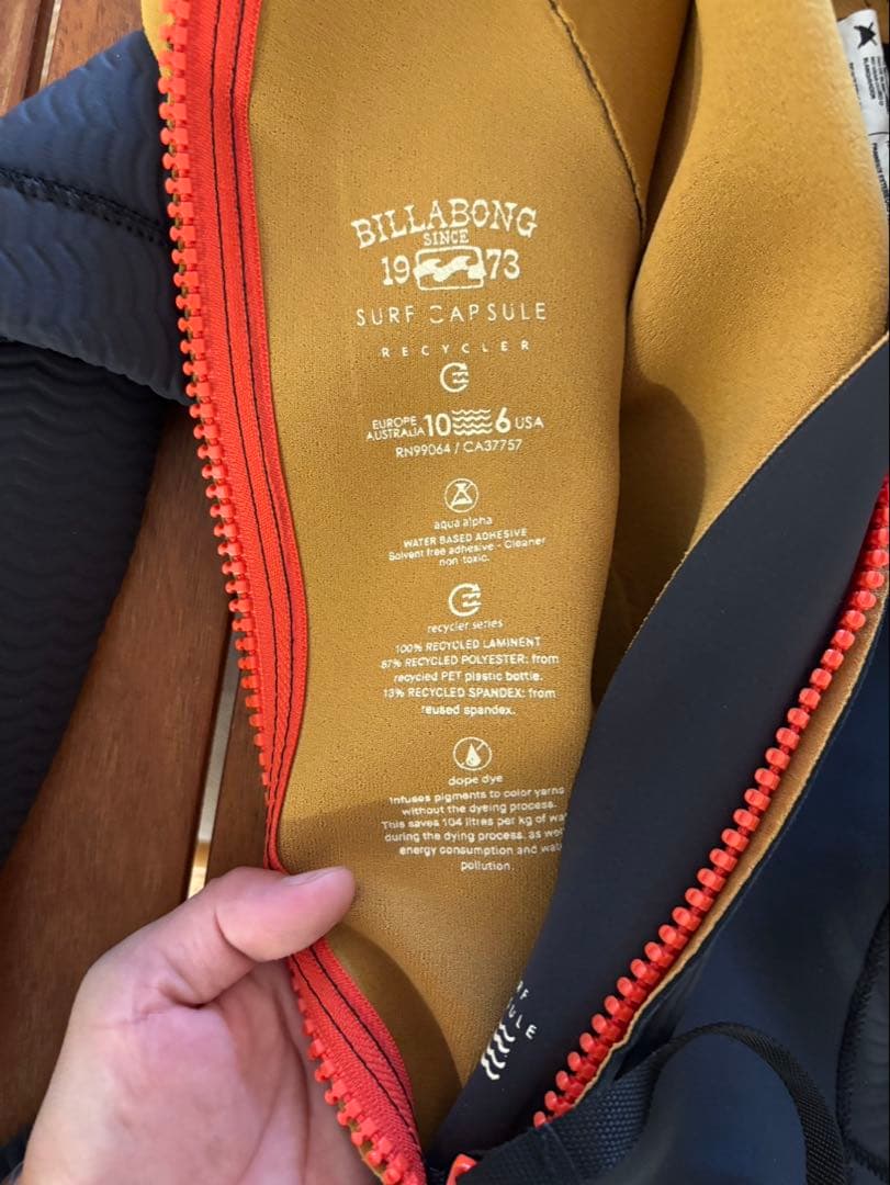 Billabong スプリングウエットスーツ