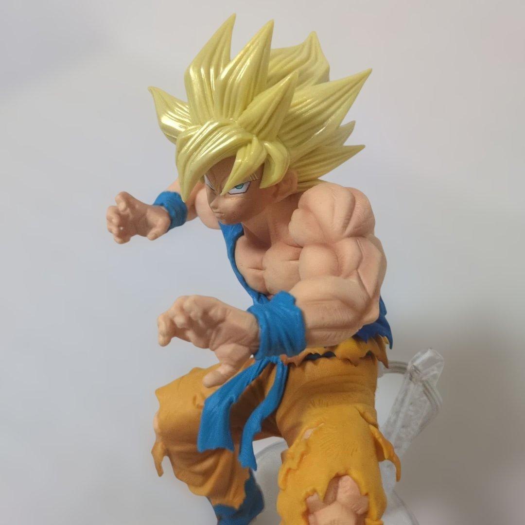 ドラゴンボール 超サイヤ人 孫悟空 フィギュア 台座付き ハイクオリティ
