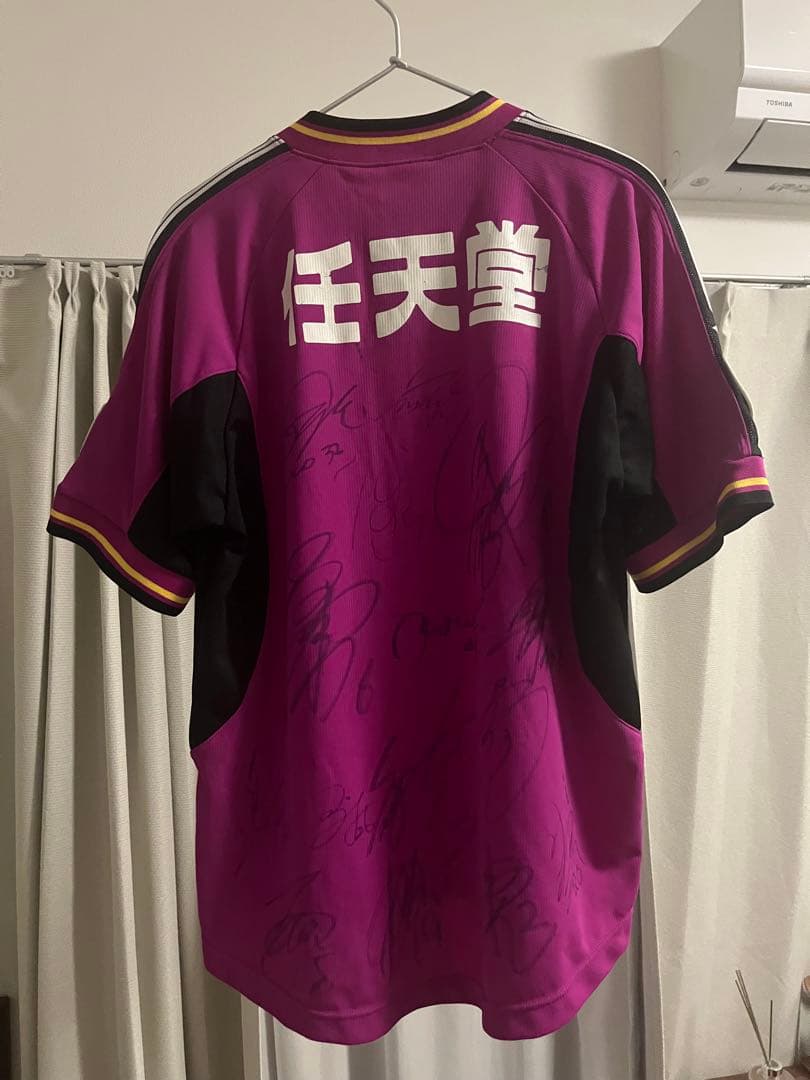 京都パープルサンガ 直筆サイン入りユニフォーム 2003 京都サンガF.C.