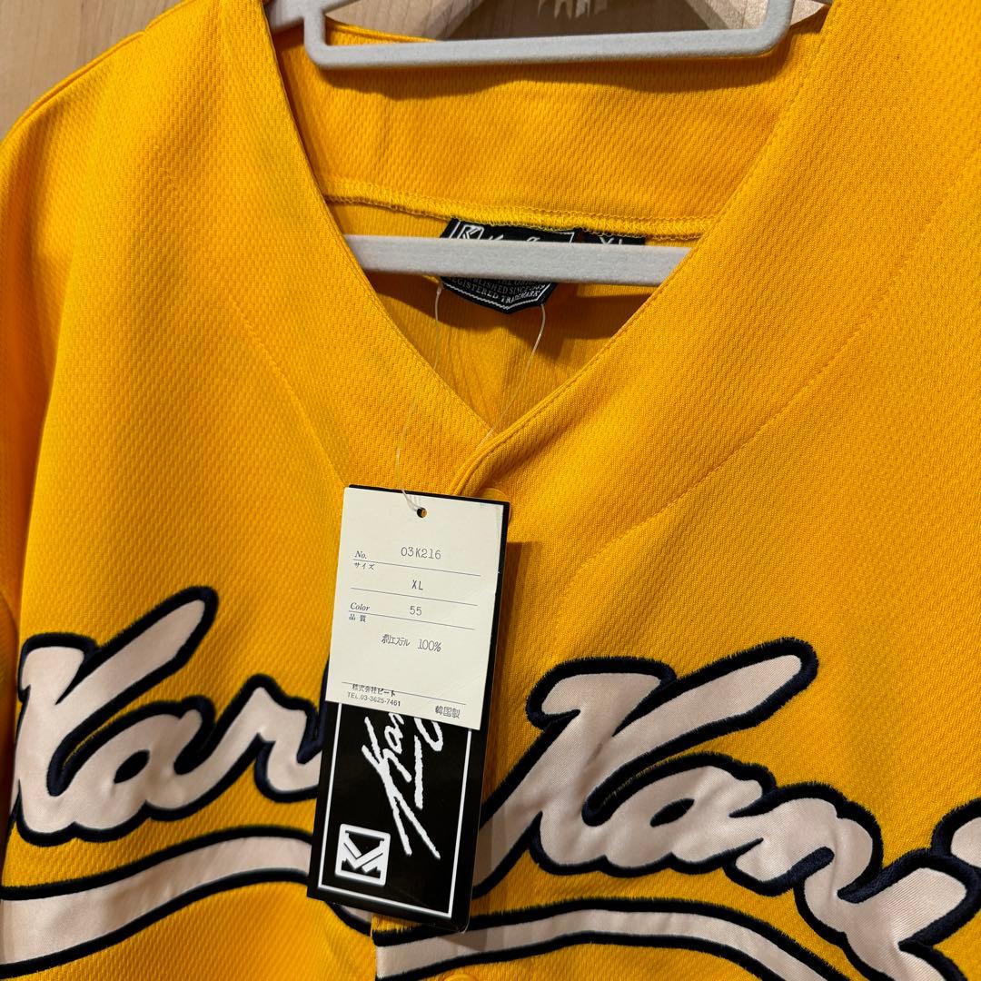 【新品未使用品】タグ付きKarl Kani ベースボールシャツ　ヴィンテージ