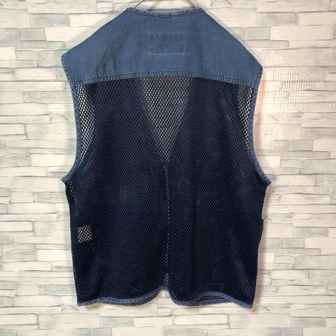 【ヴィンテージ】Aburaysia メッシュベスト L フィッシング　フェス
