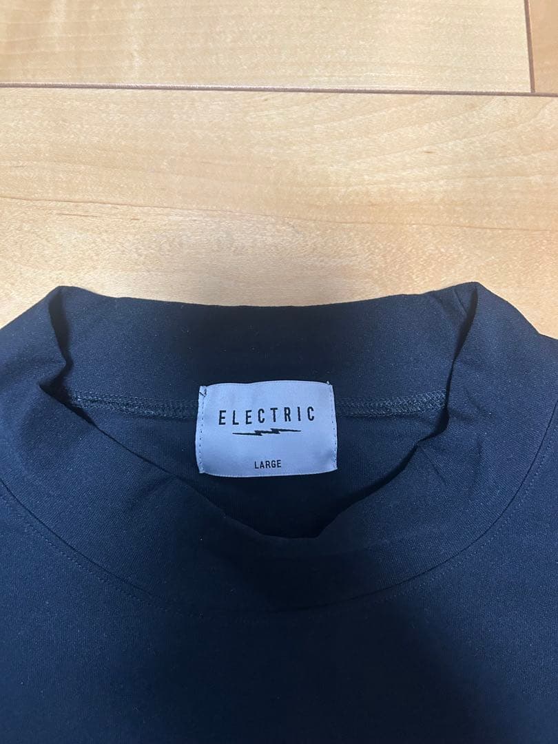 ELECTRIC GOLF LOGO DRY MOCK NECK BLACK Ｌ
