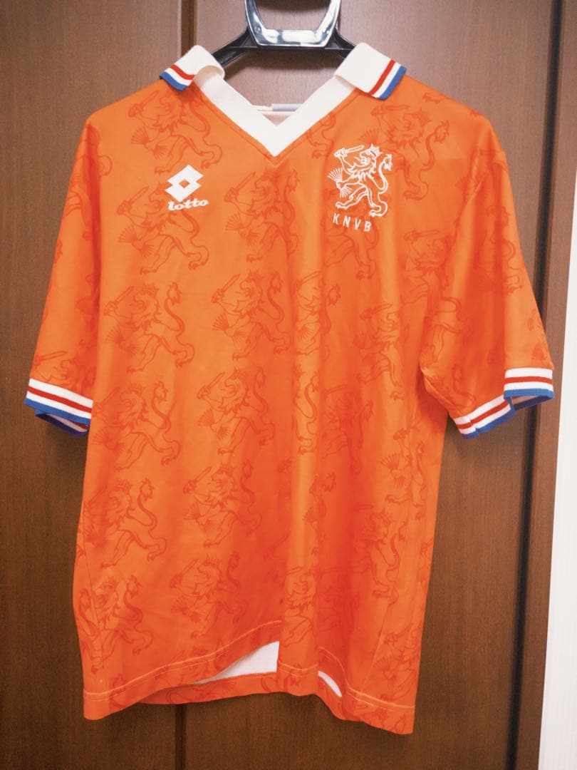 オランダ代表 Lotto シャツ オレンジ　90s