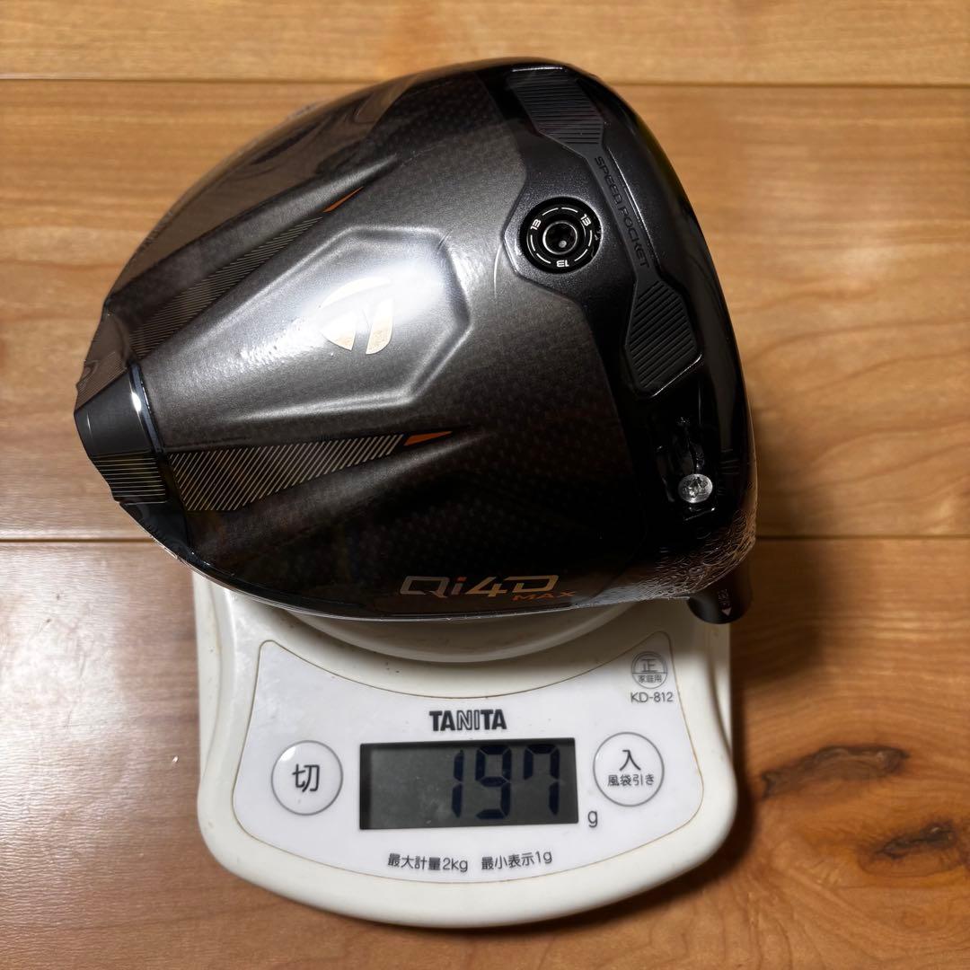 【新品】テーラーメイド Qi4D MAX ドライバー 9.0度 ヘッドカバー付