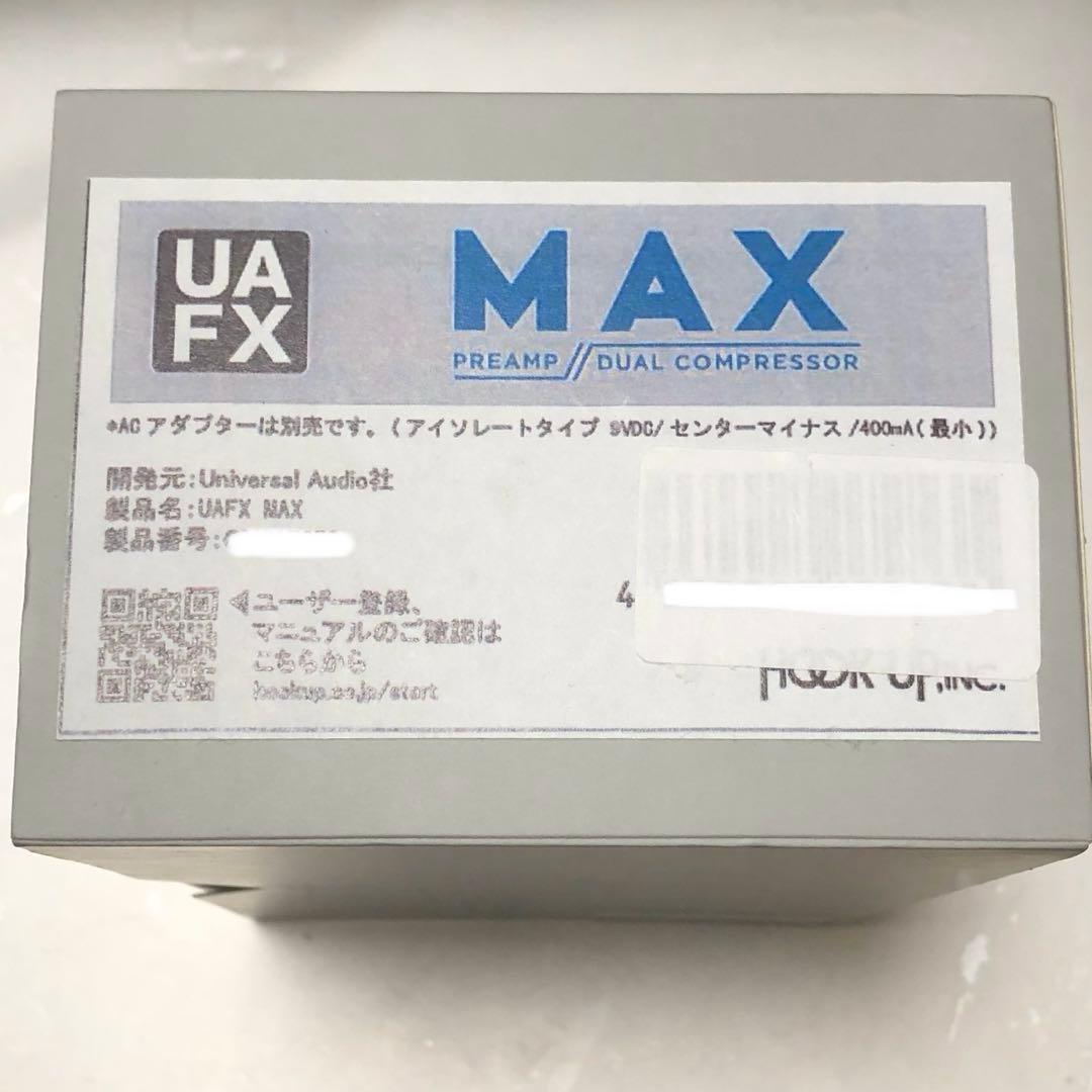 ギター UAFX MAX Preamp/Dual Compressor