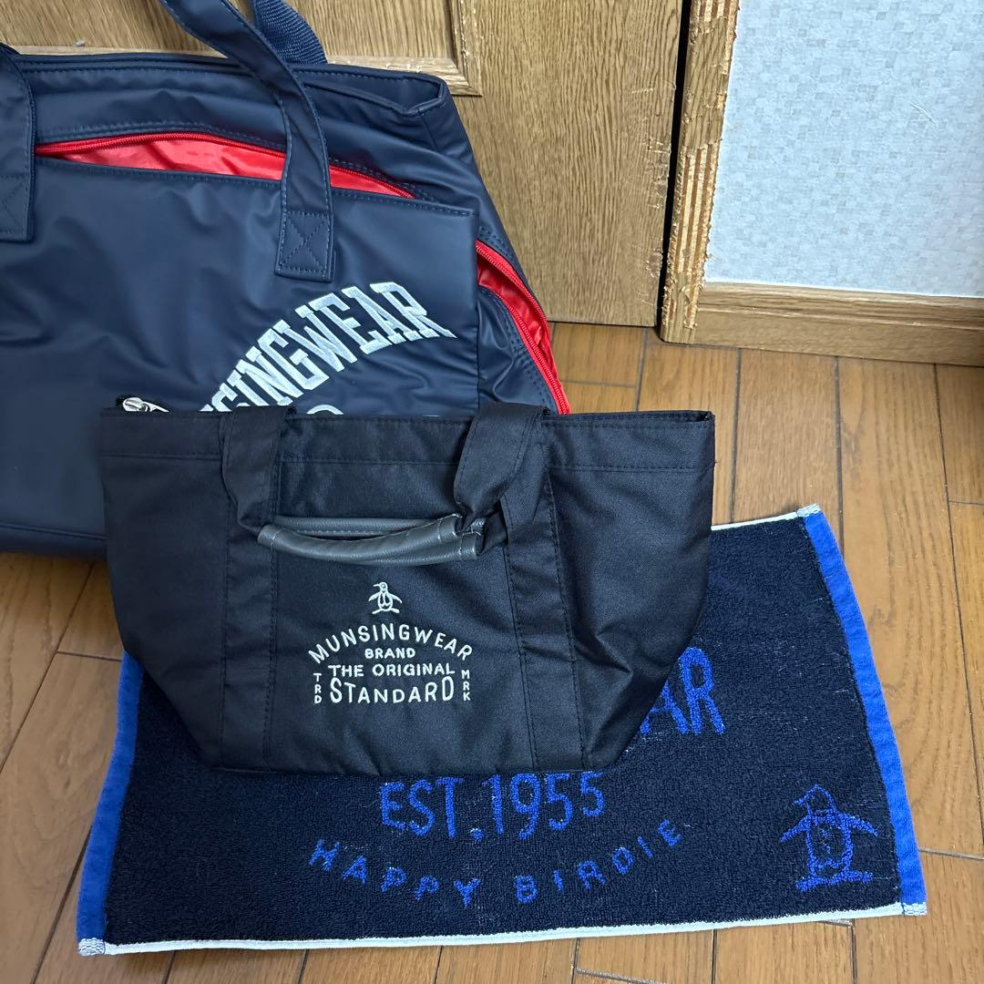 Munsingwear トートバッグ ダークブルー