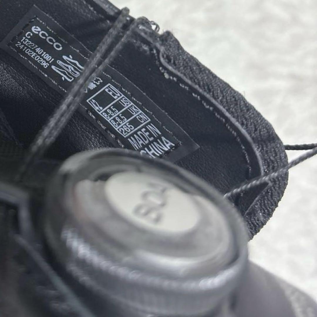 【未使用級】ecco エコー　ゴルフシューズ　GOLF LT1 BOA 黒　42
