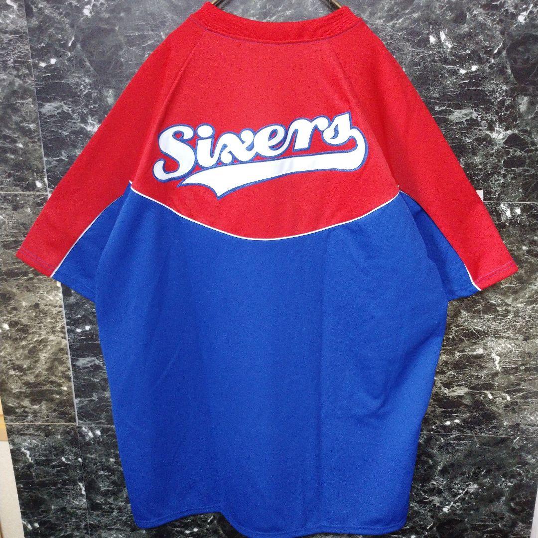 Hard wood Majestic NBA シクサーズ ジャージ XL ①
