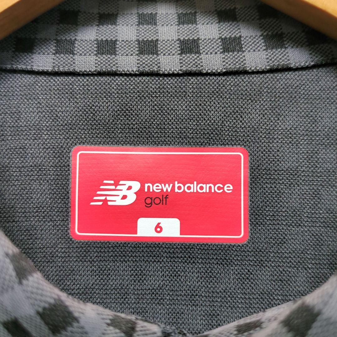 NewBalance ニューバランス 半袖 ボタンダウン シャツ グレー XL
