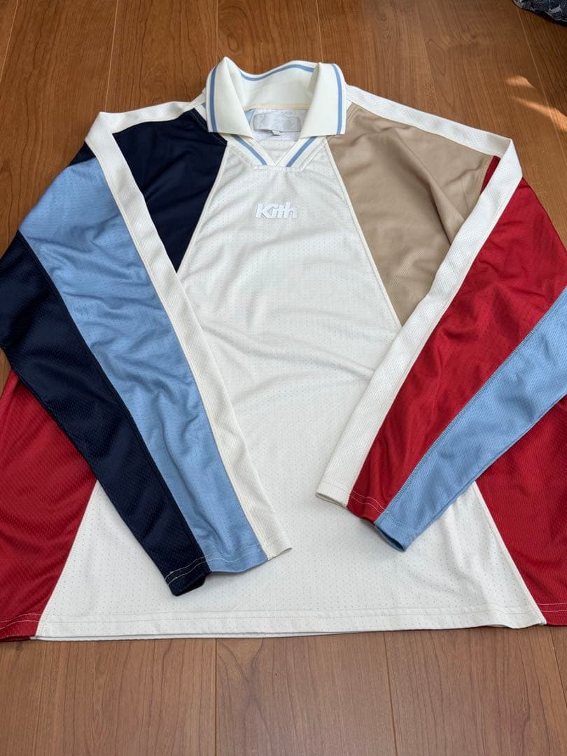 Kith パネル シャツ サッカー ユニフォーム ゲームシャツ メッシュ