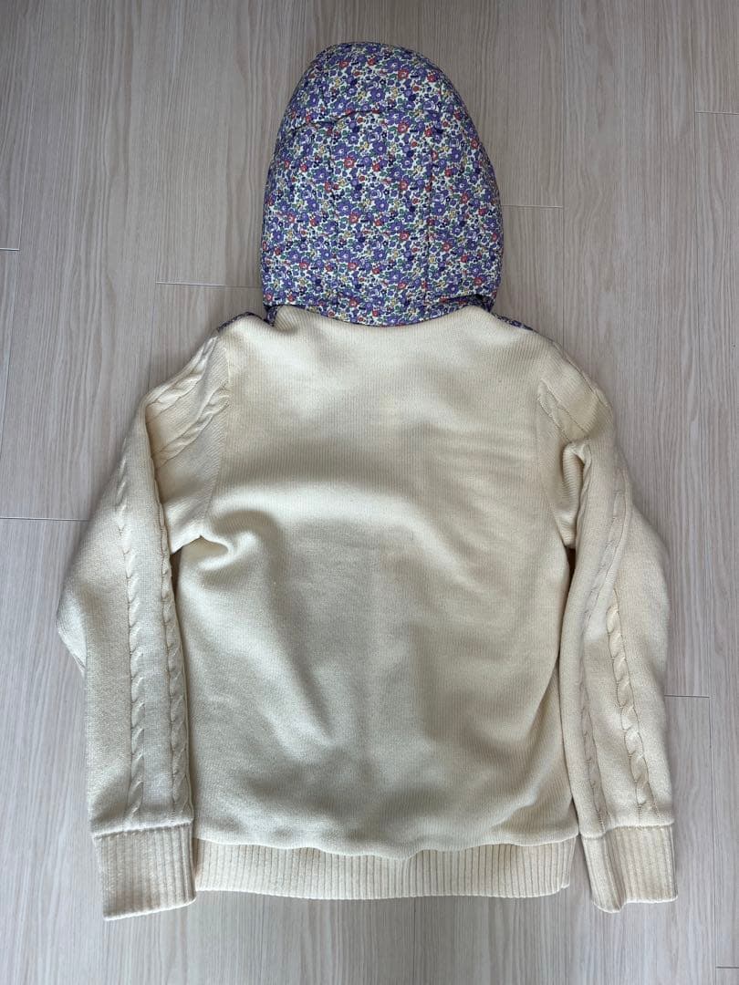 Munsingwear 花柄 フード付きジャケット M
