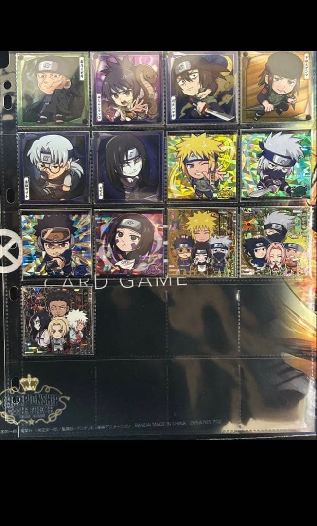 NARUTO シールウエハース 1弾〜4弾コンプリート
