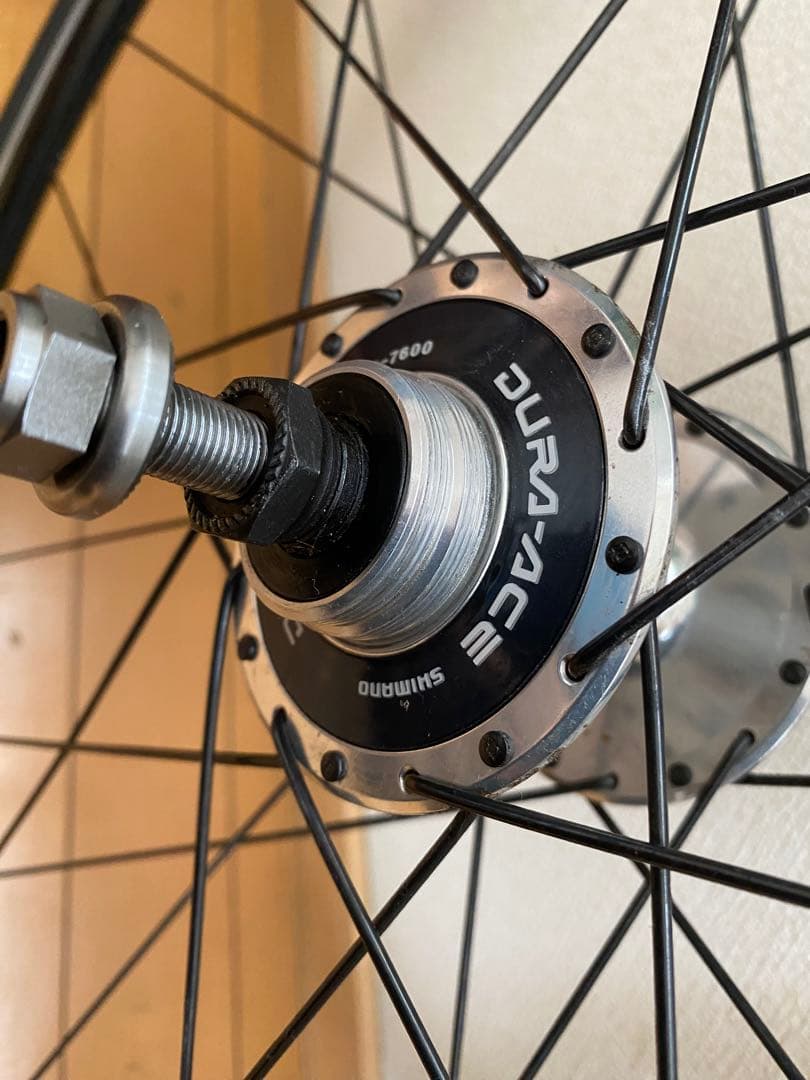 DURA-ACE HB-7600 ピストホイール WO ホイールバック付