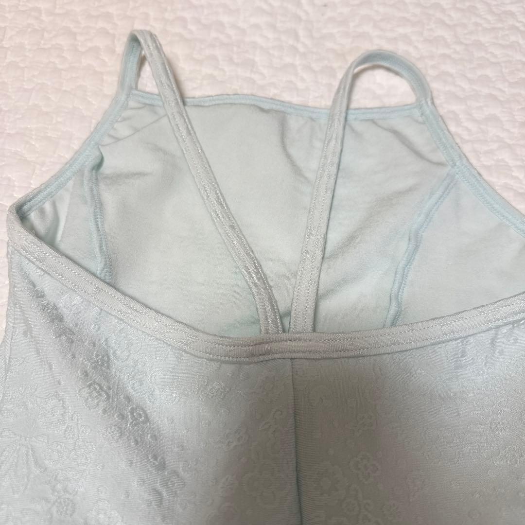 ミントグリーン スカート付きレオタード　130