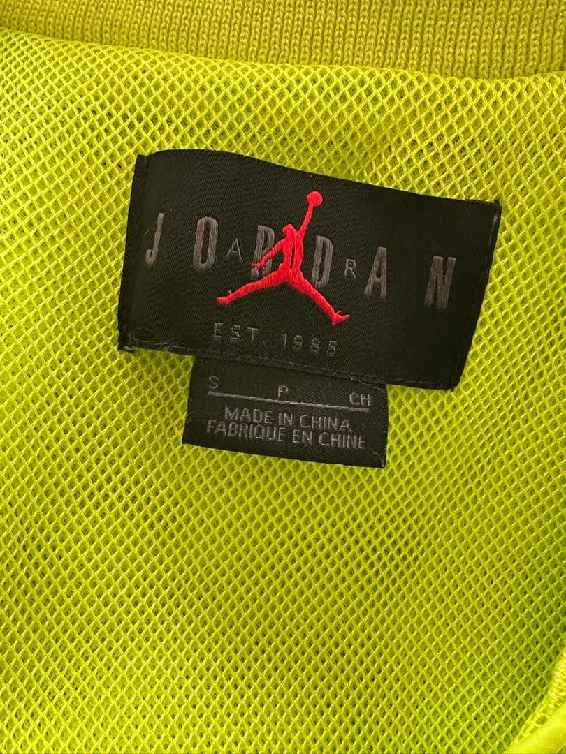 NIKEナイキ ジョーダン メンズSエンジニアード メッシュベスト蛍光黄