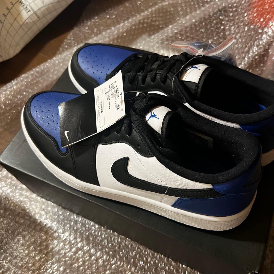 aj1 low golf 白黒青　ロイヤルブルー29cm新品未使用タグ付き