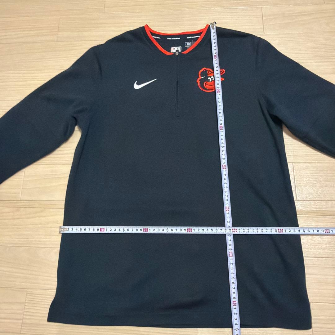 ほぼ未使用 ナイキ MLB オリオールズ DRY-FIT ウォームアップ ウェア