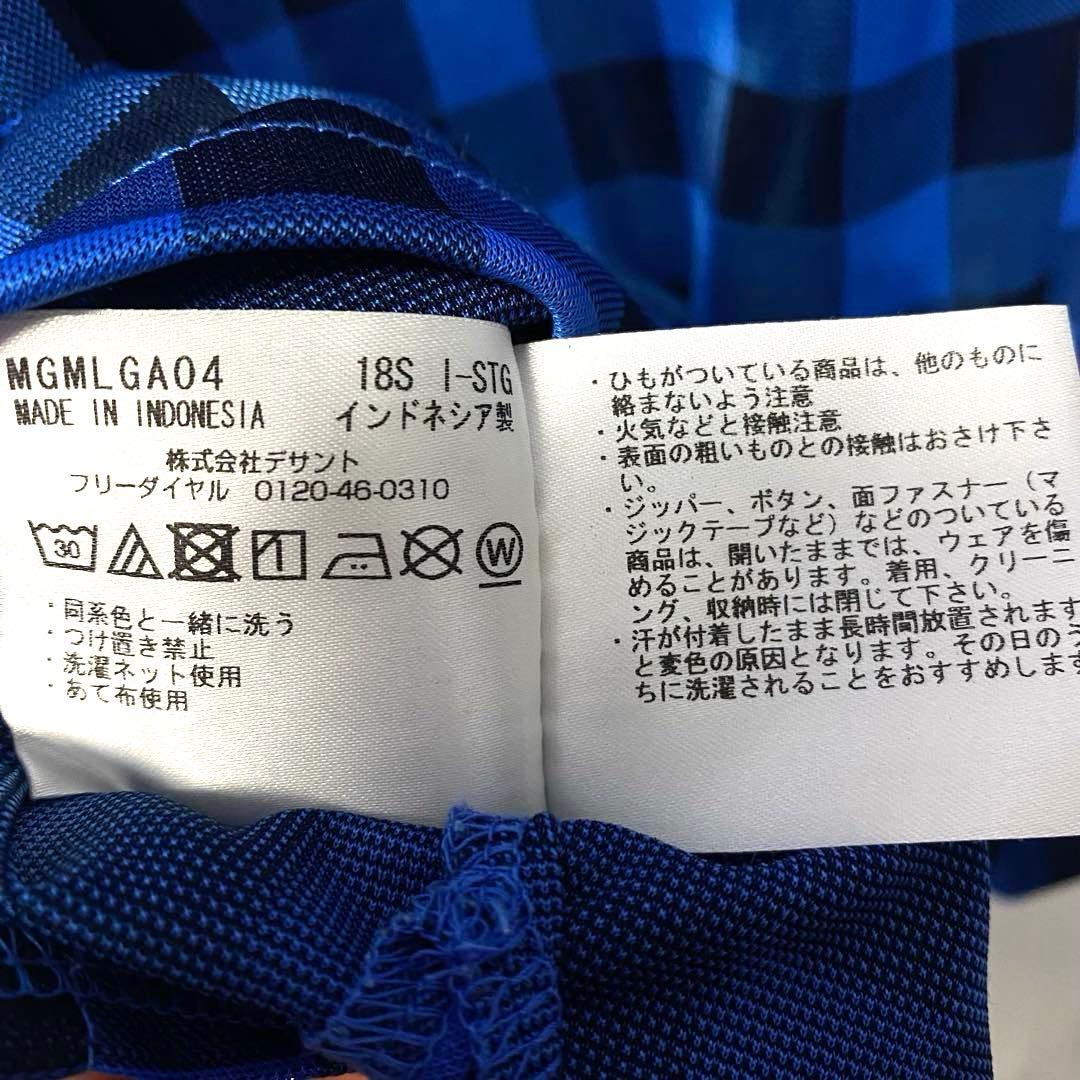 ★美品★Munsingwear★メンズ ゴルフウェア ポロシャツ チェック柄