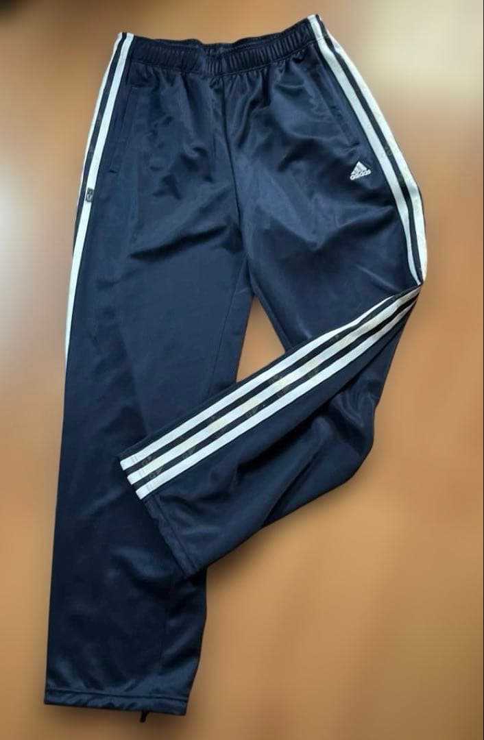 adidas ジャージ上下セット ダークネイビー/ホワイト