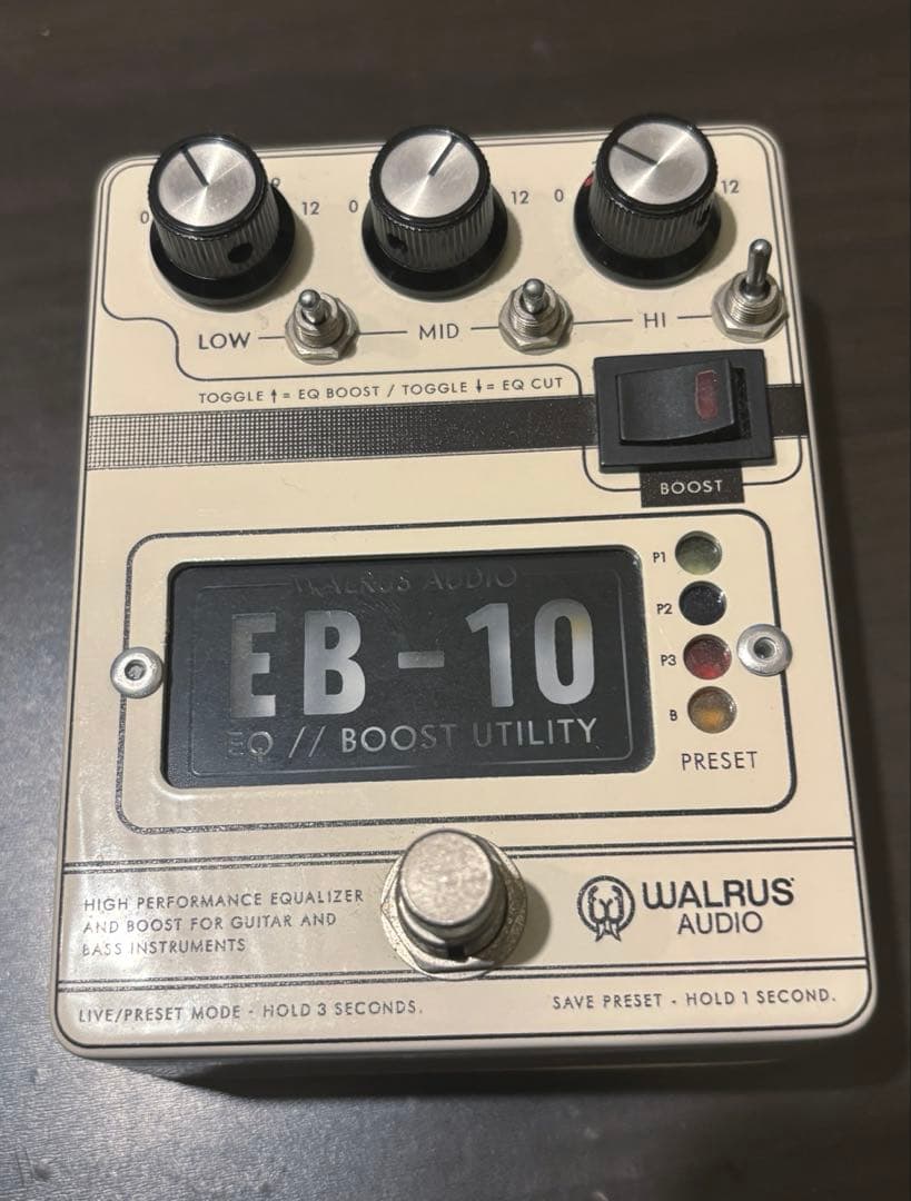 ギター WALRUS AUDIO EB-10 Cream