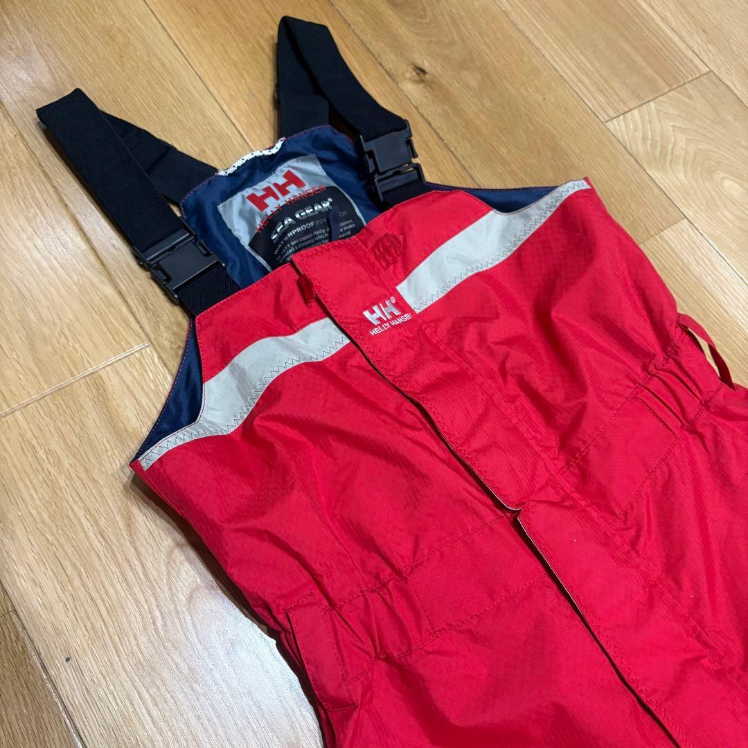 HELLY HANSEN ヘリーハンセン セイリングビブ Mサイズ レッド 防水