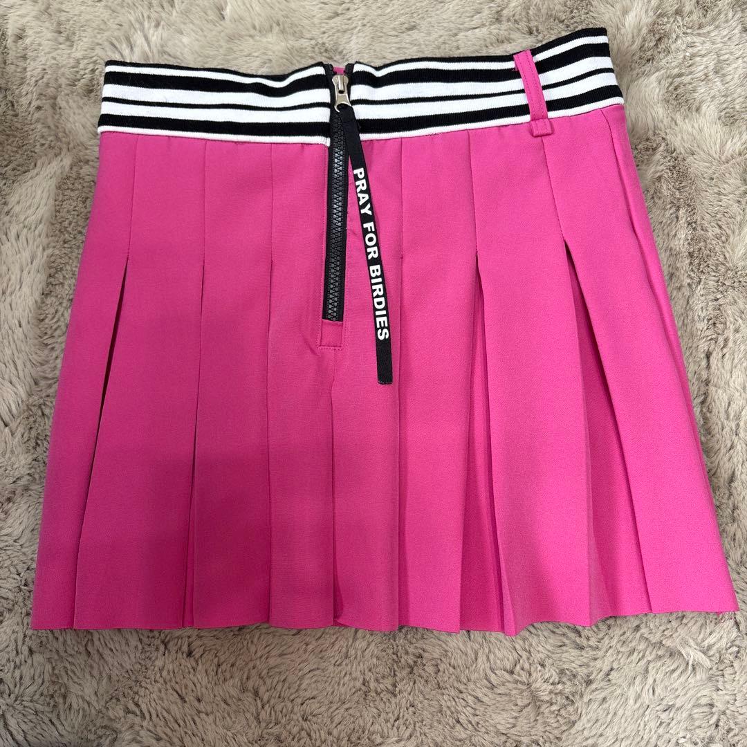 G/FORE ピンク プリーツスカート