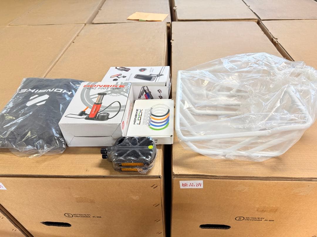 【新品未開封】HONBIKE 電動アシスト自転車 ブラック