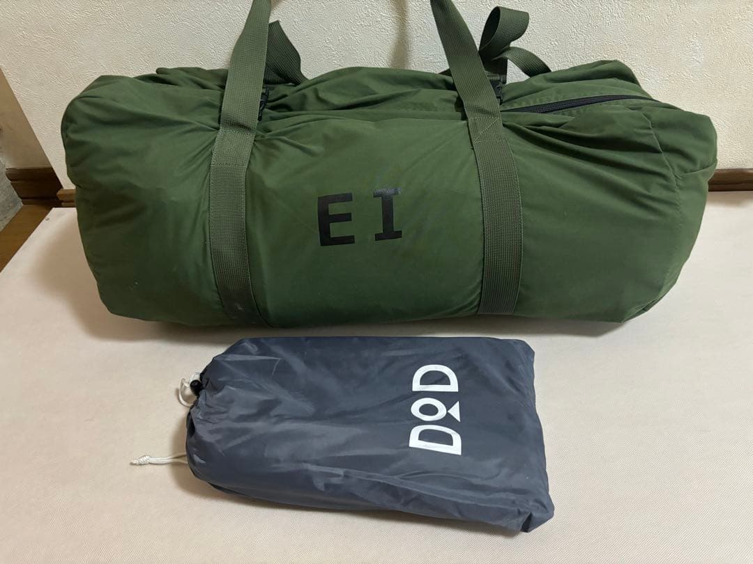 【美品】DOD エイテント カーキ グランドシートセット