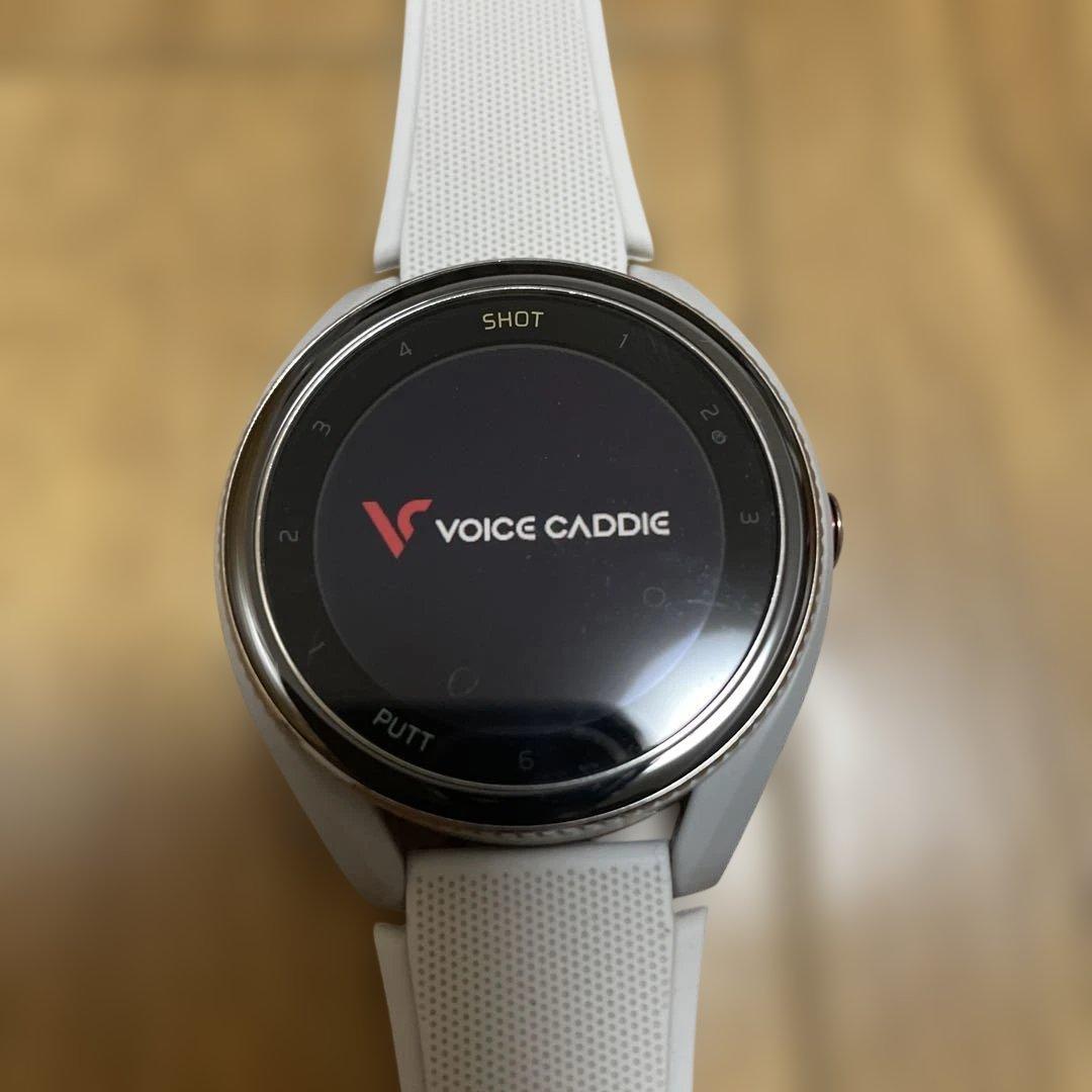 （中古）グレー≪ ボイスキャディ T9 ≫ゴルフ 腕時計型 GPS 距離測定器