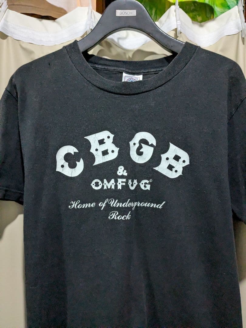CBGB & OMFUG Ssize ブラックTシャツ