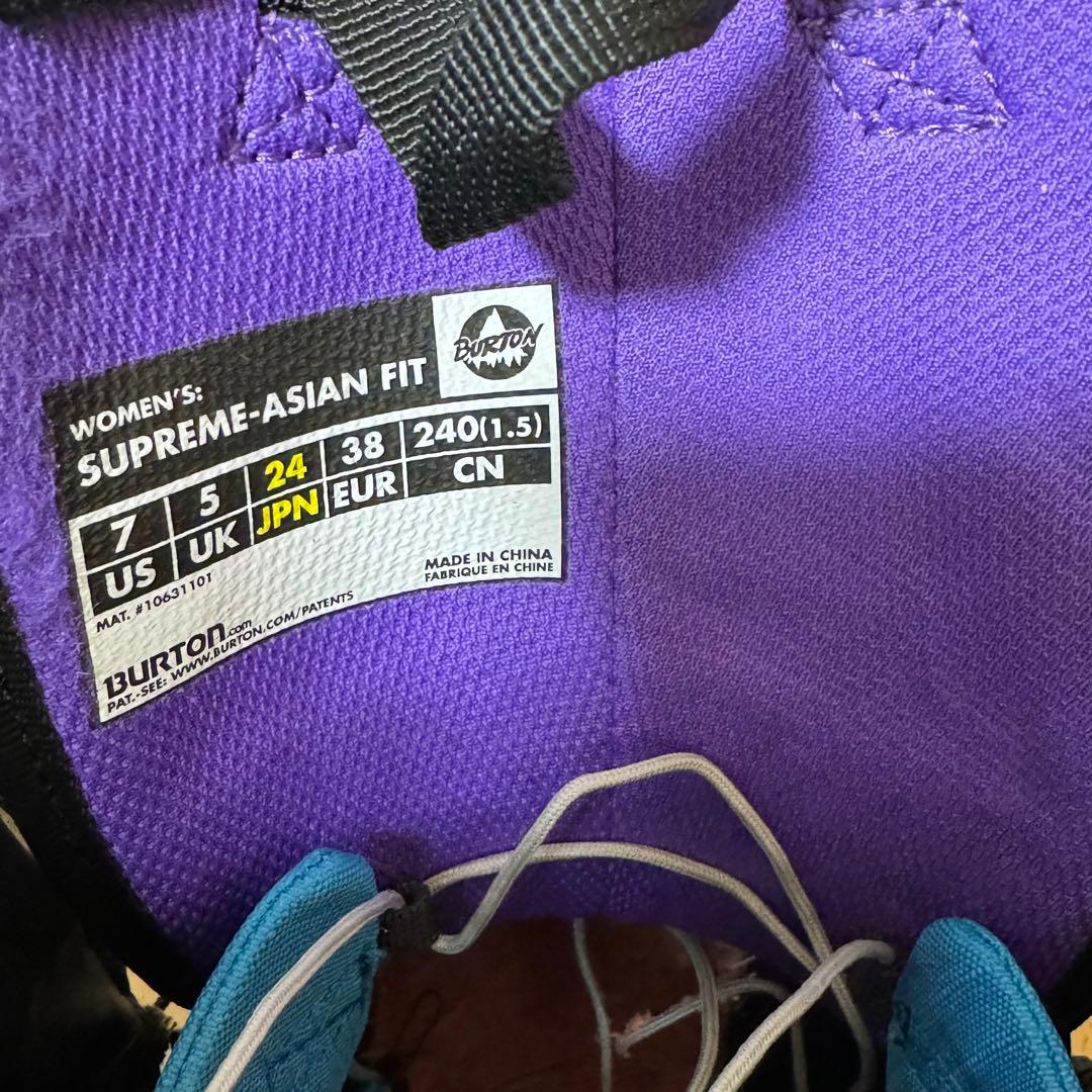 【BURTON】　スノボ　ブーツ　上位モデル　24cm