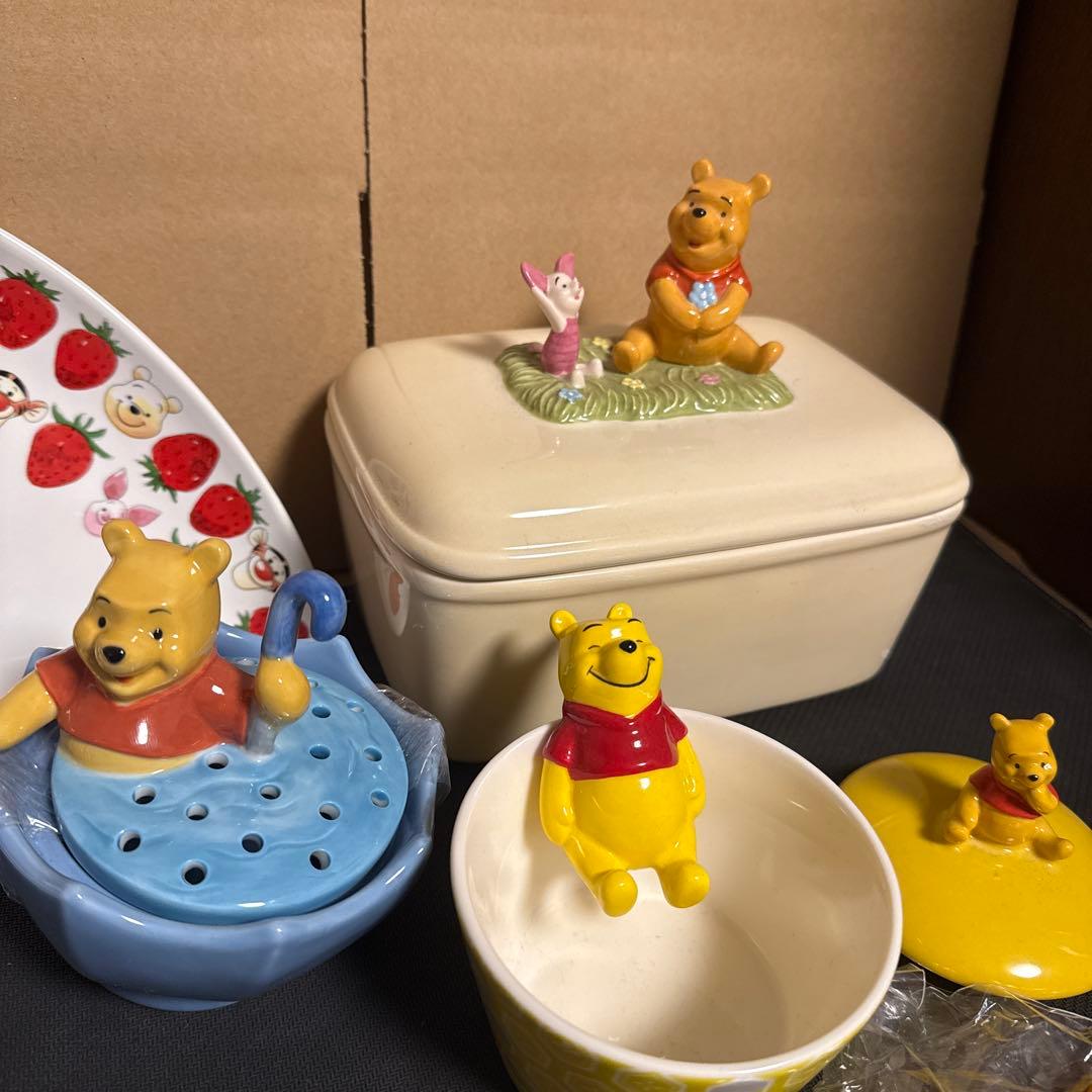 ディズニー　プーさん　マグカップ　小物入れ容器　陶器製　まとめ売り