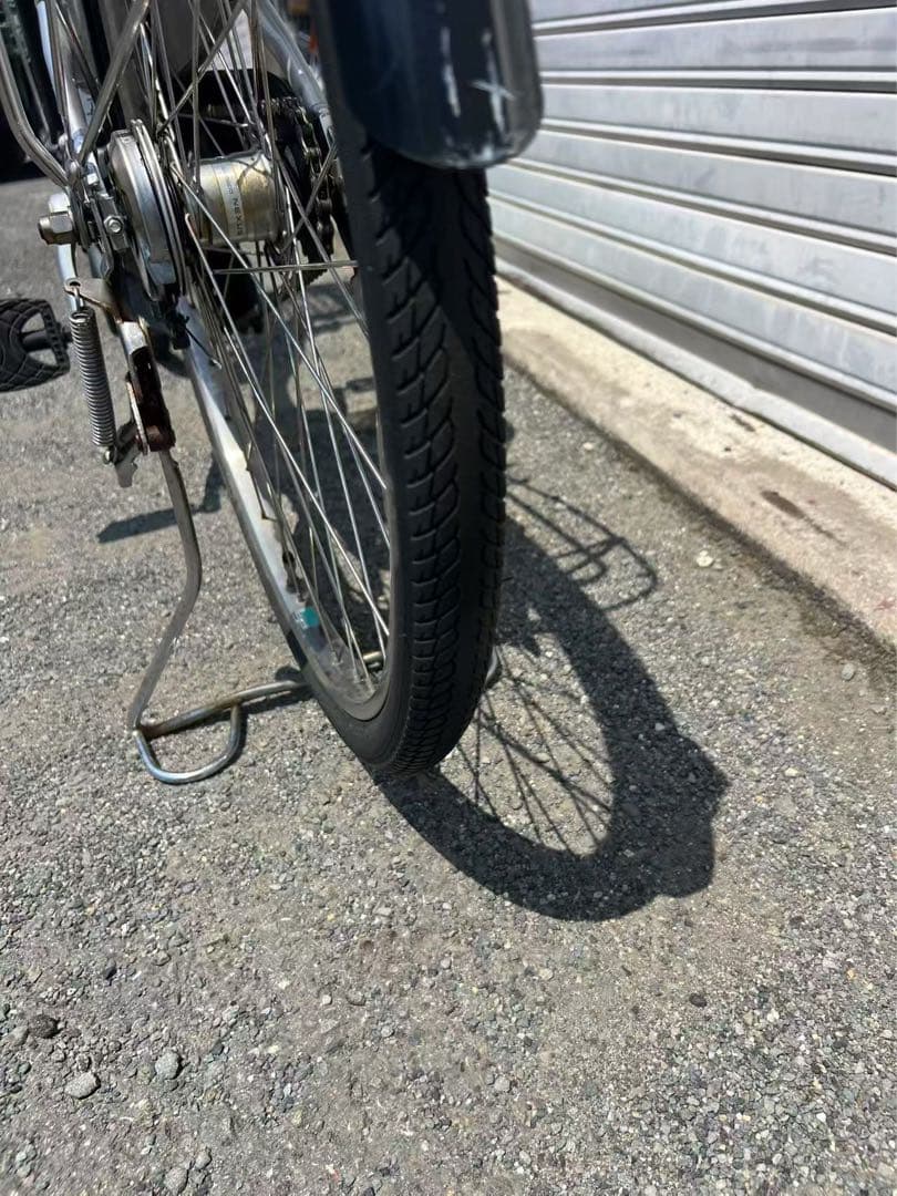 353 ヤマハPAS natura 26インチ電動自転車 8.7AH シルバー