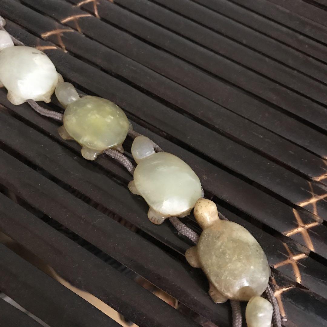 古玉　骨董品　古美術　亀8匹