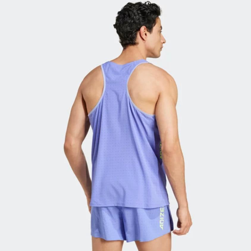 ■新品 adidas ADIZERO シングレット 紫S タンクトップ■