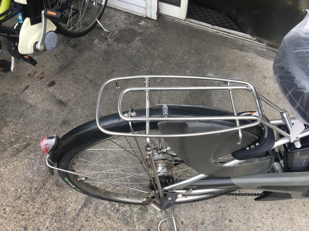 地域限定送料無料　パス　ナチュラ　12,3AH　シルバー　神戸市　電動自転車