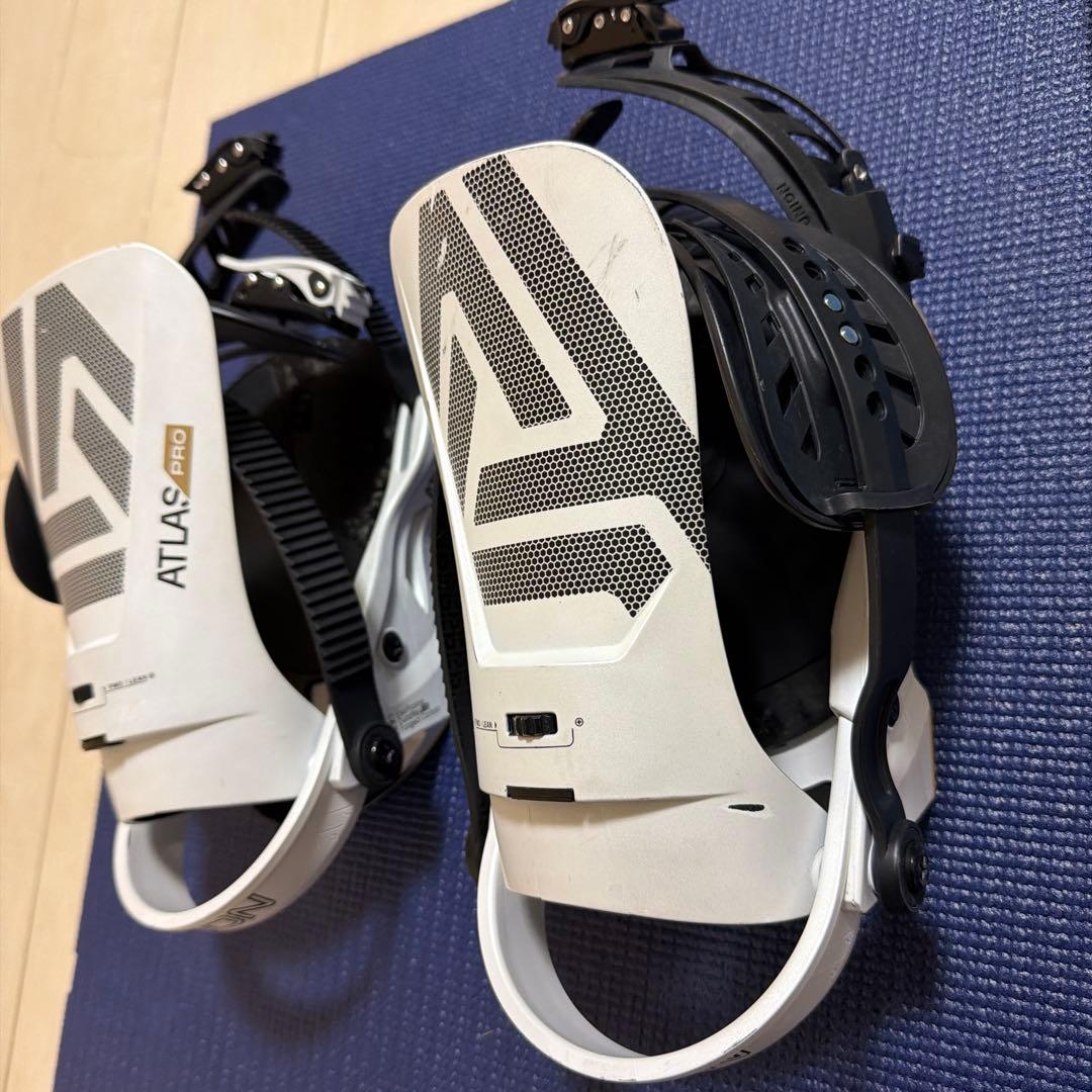 ATLAS Pro ビンディング ホワイト Sサイズ 24-25モデル