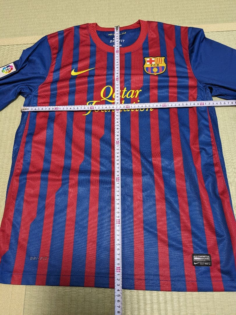 ２０１１シーズン　バルセロナ　メッシ　長袖　ユニフォーム