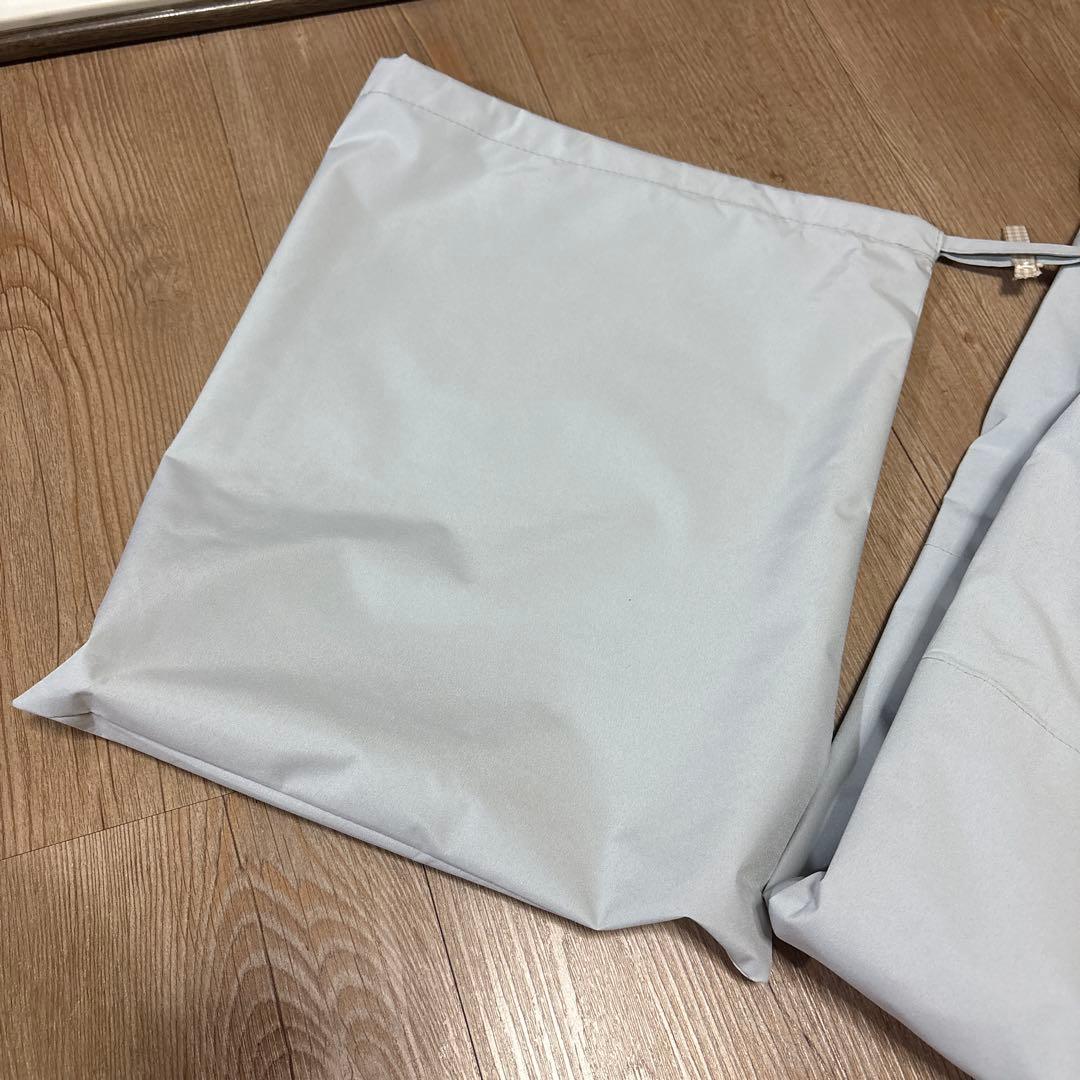 TOMBOW 軽量レインウェア 上下セット グレー