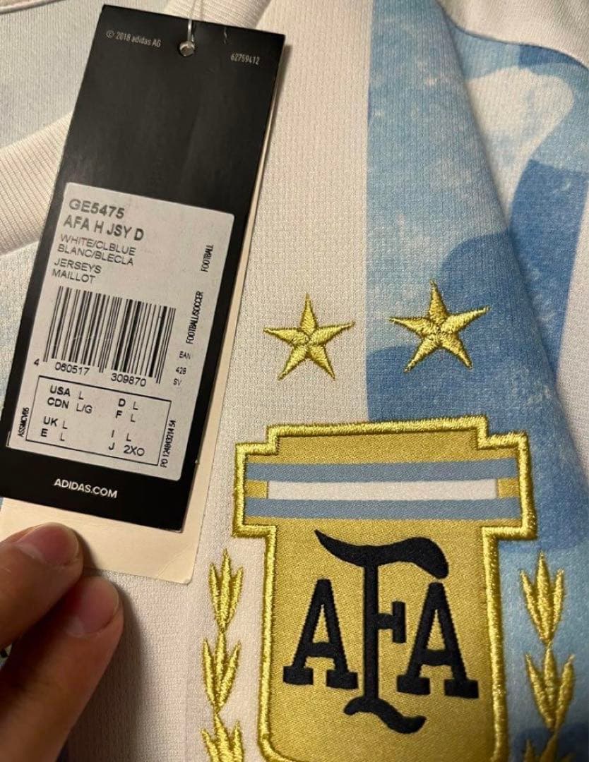 adidas 正規品　アルゼンチン　ユニフォーム　メッシ　新品　未使用　2021