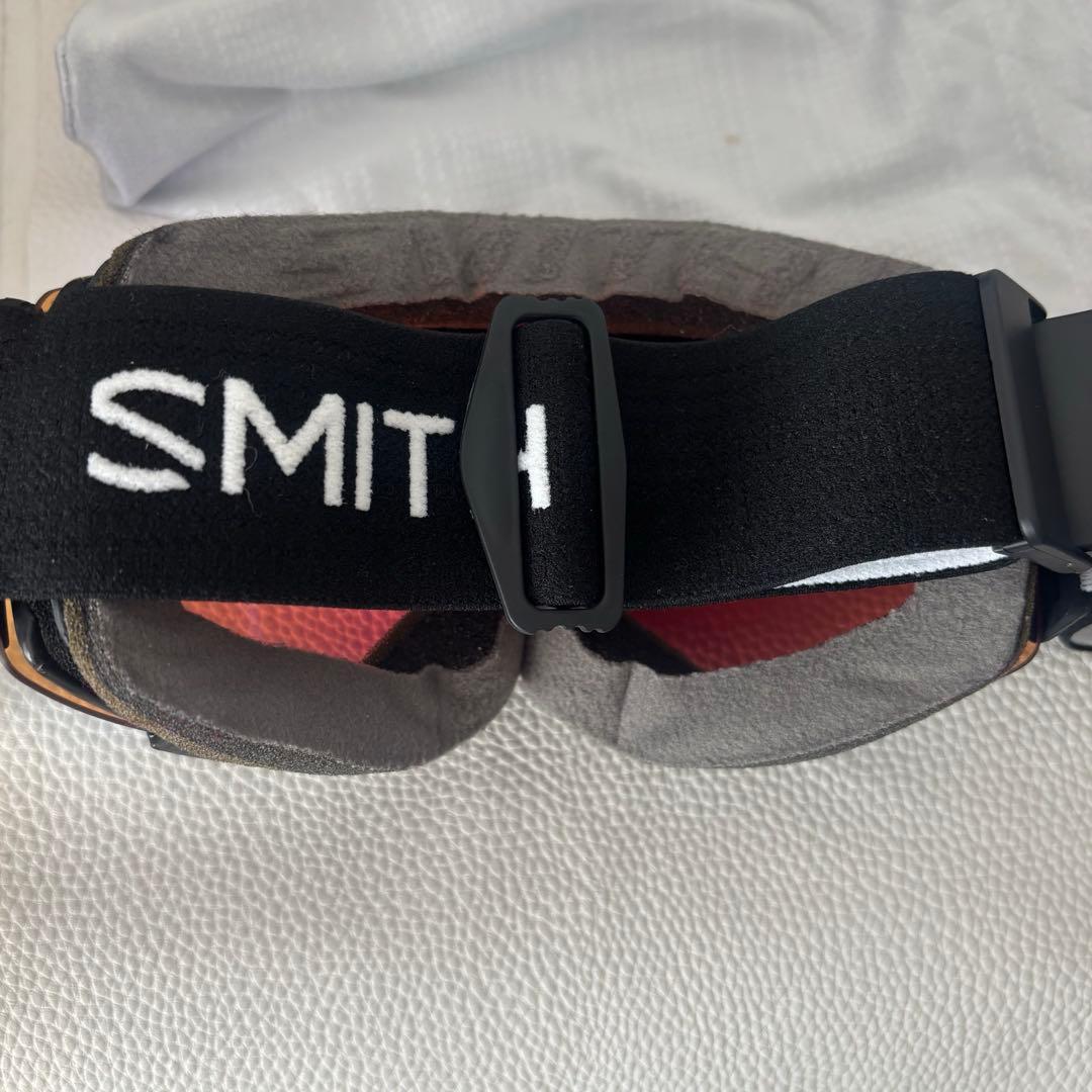 美品】SMITH スノーボードゴーグル chromapop ブルー　ローズ