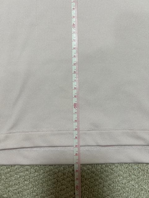 アドミラル サイドスリットヘム 長袖Tシャツ 　ピンク　M