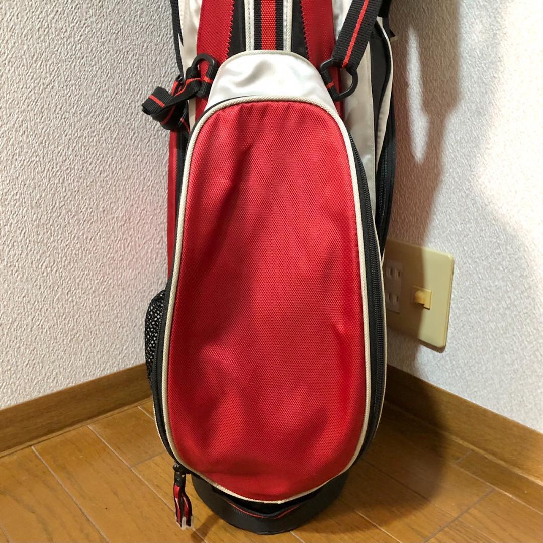【希少】 NIKE ナイキ ゴルフ キャディバッグ スタンド型 6分割 レッド