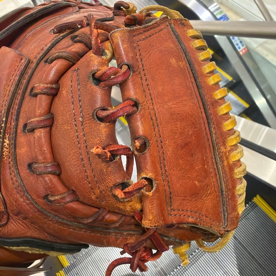 激レア！！当時物Mizuno Pro ブラウン 野球グローブビックM