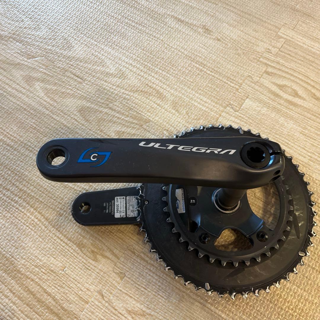 シック様Stages Ultegra R8000 両足計測165mm 52/36